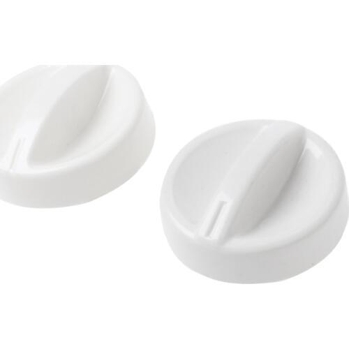 2Pcs Universal Microwave Oven Plastic Spool Rotary Knob Timer Control Switch New A6HB