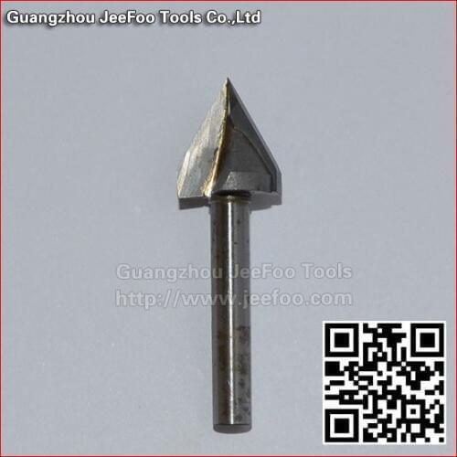 6*16*60degree Wood Making Router End Mill CNC Engraving V Groove Bit