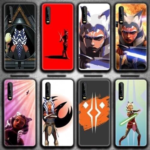 Movie Ahsoka Tano Phone Case for Huawei P20 P30 P40 lite E Pro Mate 30 20 Pro P Smart 2020 P10