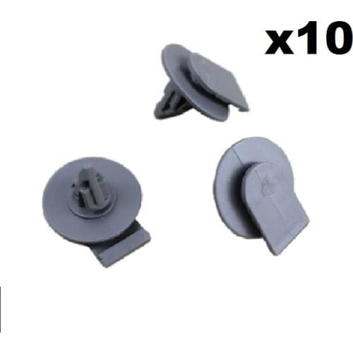 FOR BMW MINI COOPER DOOR WHEEL ARCH COVER CLIPS SIDE SKIRT SILL FASTENERS x10 GREY 07137073915 white