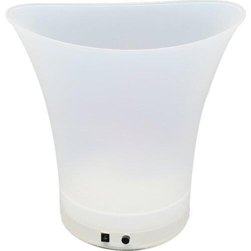 5L LED Colorful Gradient Ice Bucket Wine Champagne Container Bottle Holder Bar Restaurant Family Party Waterproof