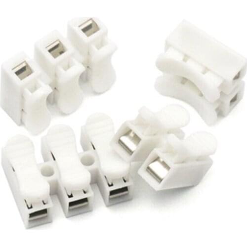 CH-1 CH-2 CH-3 CH-4 Spring Wire Quick Connector 1/2/3/4P G7 Electrical Crimp Terminals Block Splice Cable Clamp Fit Led Strip