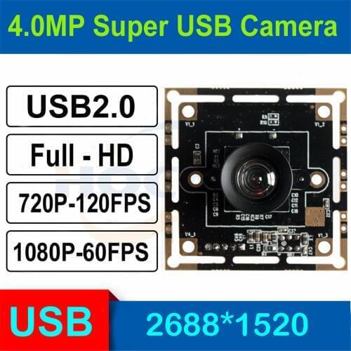 HQCAM 3.0megapixel 1/3 inch OV4689 High Fram Rate USB Camera Module for Android Linux Windows Mac,120fps 720P, 60fps 1080P