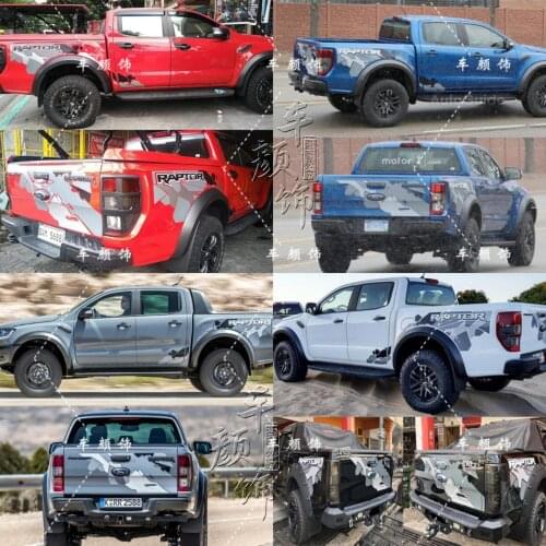 Jdm Car Sticker Body Exterior Decoration For Ford Ranger Raptor F150 Off-road Pickup Decals Exterior Details Sticker On Car