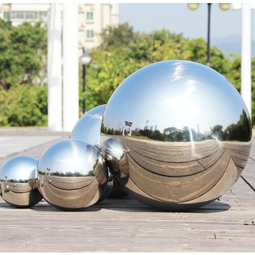 50cm Good Quality Gazing Round Mirror Ball 304 Stainless steel 1.2mm thickness Outdoor Gardening Decoration Ball
