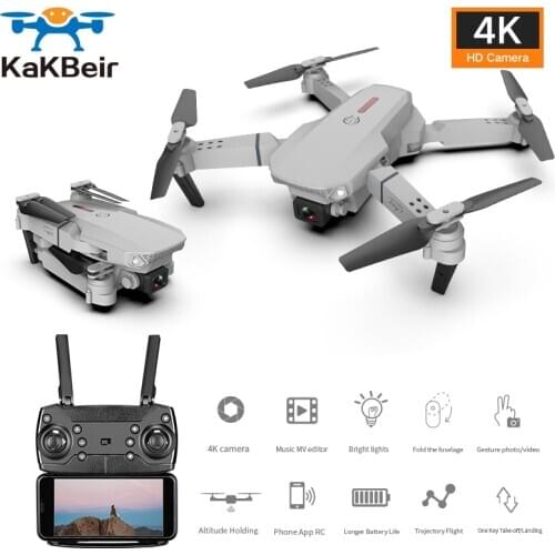 RC Drone 4k HD Camera Wifi fpv E88 foldable Quadcopter Switchable Long time Fixed height Selfie professional dron Toys for boys