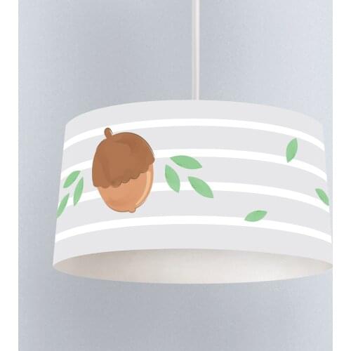 Lamp For Kids Bedrooms Light Chandelier for Living Room Childrens Room Gray Squirrel Nut Flower Model 187