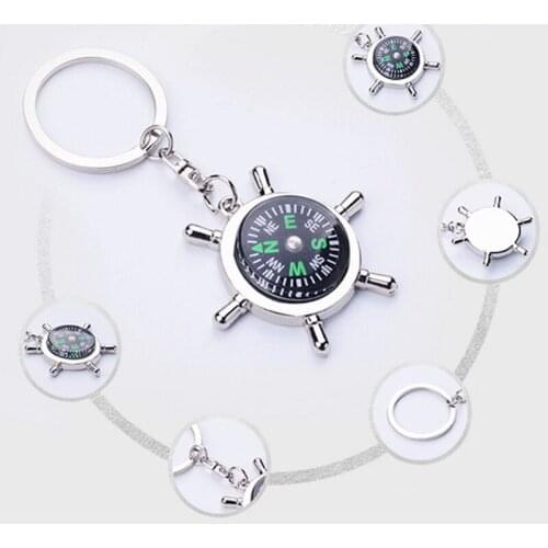 New Compass key Keychain Top Quality Fashion Key Chain For Men Women Best Birthday Valentines Day Gift