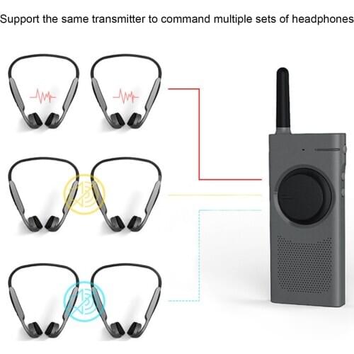 Portable Mini Raywav Wireless Transmitter for Swimming Training with FM Receiver Long Distance Clear Voice for Swim Training