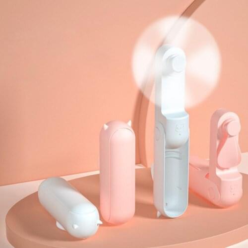 Handheld Fan Wide Application Foldable ABS Home Handheld Fan for Gifts