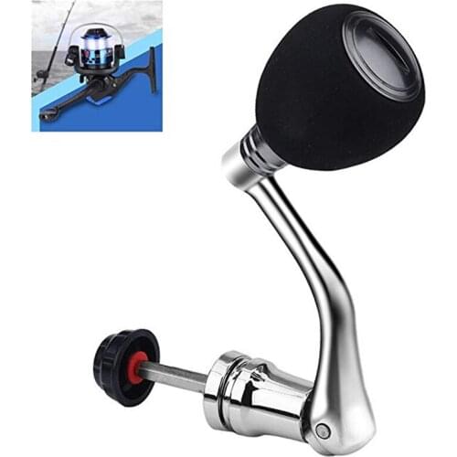 Sturdy And Durable Fishing Wheel Rocker Pinning Wheel Metal EVA Modified Handle Smooth Fishing Wheel Rocker