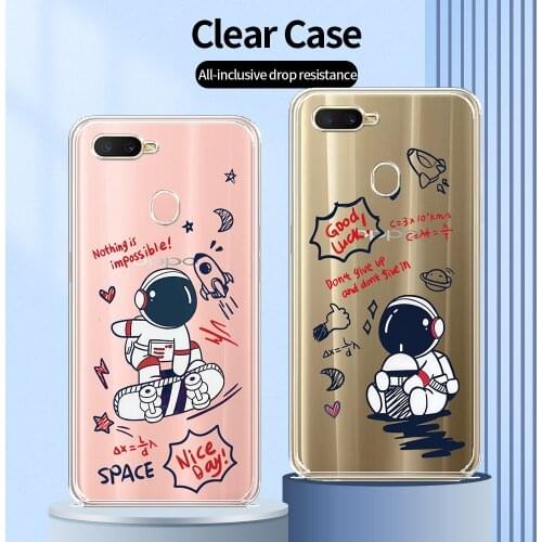 For OPPO A7 Case Transparent Case For OPPO AX7 A7N Clear Phone Shell For OPPO A12 Fundas For OPPO A5S AX5S Soft Shockproof Cover