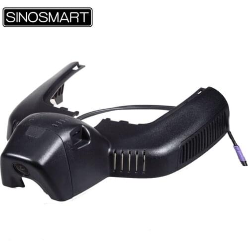 SINOSMART Novatek 96672 Car WiFi DVR Camera for Mercedes Benz GLE 350 2020 Low Configuration Control by App SONY IMX323