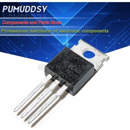 10PCS IRFBC40 TO-220 IRFBC40PBF TO220 BC40 N-channel FET FBC40