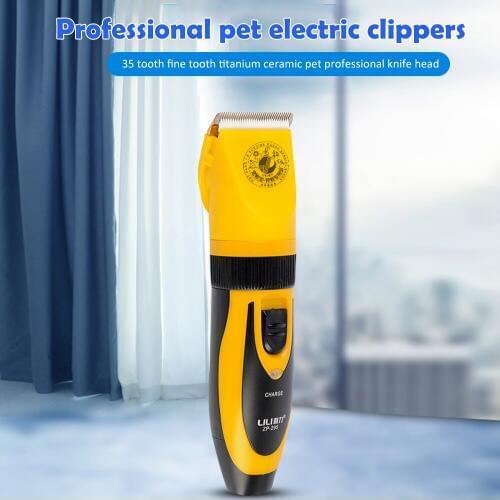 100-240v AC Rechargeable Professional Dog Hair Trimmer For Cat Cutter Grooming Machine Hair Remover Animal Hair Clipper For Pet
