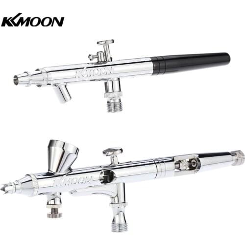 2 Airbrush Set for Art Painting Tattoo Manicure Double Action 0.25&0.35mm Air Brush Kit Spray Gun + 10PCS Airbrush Glass Bottles