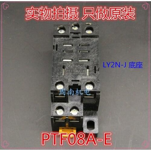 2Pcs/Lot Wide 8-Pin Relay Socket Base Ptf08A-E Adaptation Ly2N-J 240V New And Original