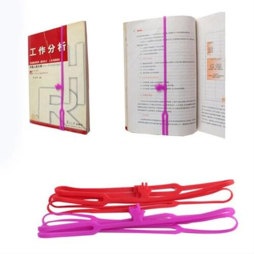5pcs/lot Creative Silicone Student Finger Bookmarks Book Clips Office Books Holder Kawaii Stationery Book Marks Kids Gifts