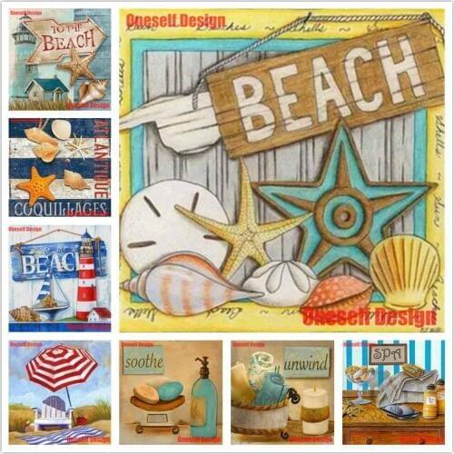 5d diamond painting full square/round beach 5d diamond mosaic sale christmas decor gift picture of rhinestones diamond mosaic