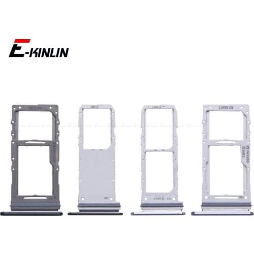 Micro SD / Sim Card Tray Socket Adapter For Samsung Galaxy Note 10 Plus 5G N970 N975 N976 Connector Holder Slot Reader Container