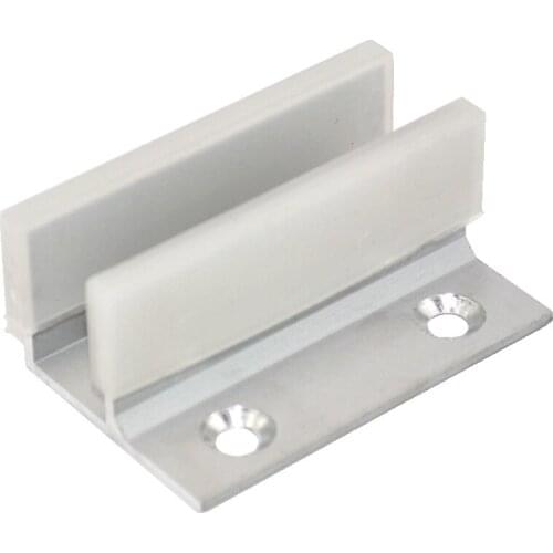 Automatic Door Swing Stopper 12mm Induction Tempered Glass Door Unit Positioning F Type Stop