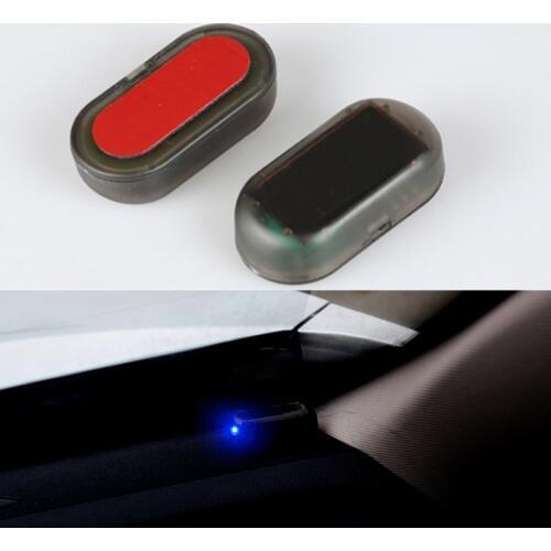 Solar Power Car Alarm Lamp Security System Warning Theft Flash For Fiat 500 595 600 500l Stilo Panda Bravo Punto Linea Croma