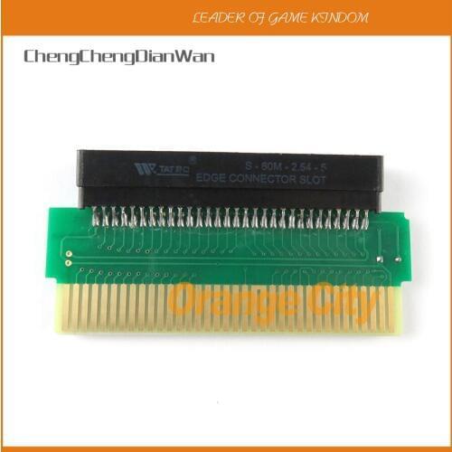 ChengChengDianWan For Famicom FC 60 Pin to NES 72 Pin FC NES CART LABEL SIDE Adapter Converter PCBA with CIC chip installed