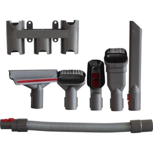 For Dyson V7 V8 V10 V11 SV10 SV11 Vacuum Cleaner Brush Nozzle Suction Head Brush Extension Hose Holder Part 7PCS