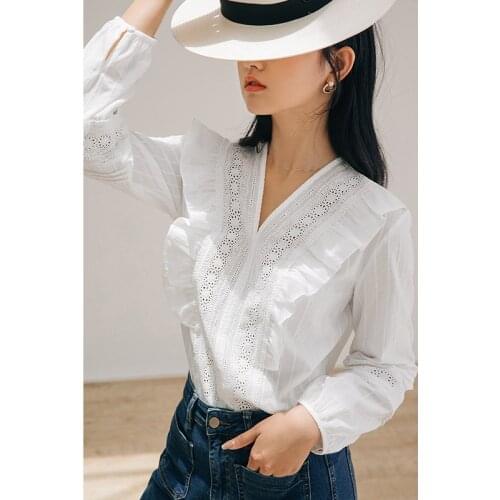 INMAN Womens White Shirts