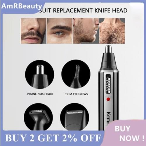 Multifunctional Nose Ear Hair Removal Trimmer Eyebrow Trimer Clipper USB Rechargeable Haircut Groomer Shaving Razor