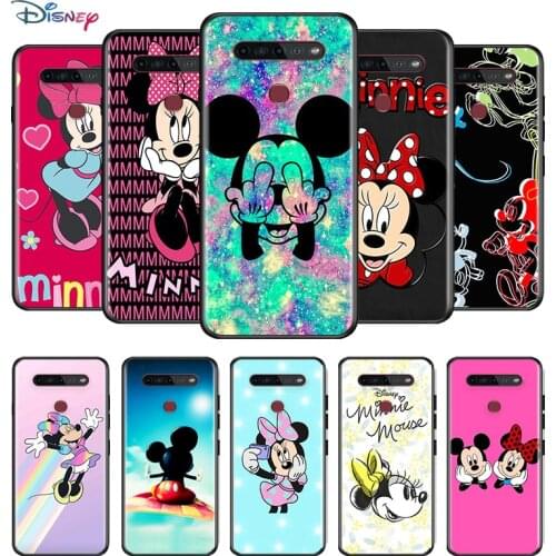 Disney Cartoon Animation Lovely Mickey Mouse For LG K92 K71 K62 K61 K52 K51S K50S K42 K41S K40S K31 K30 K22 Black Phone Case