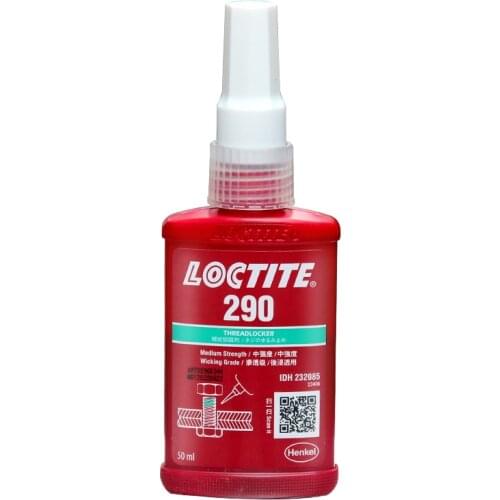 New Loctite 290 Osmotic Grade Medium Strength Fast Curing Screw Seal Glue Anti-loose Anaerobic Glue Thread Locker Adhesive 50ml