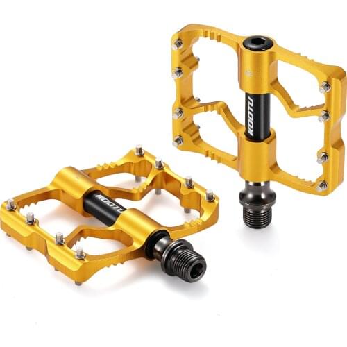 3 Bearing Pedals Mountain Bike Pedal with 3 Seal Bearing 9/16 MTB Light Weight Pedals for Bicycle Mountain Bike Bearing Pedal
