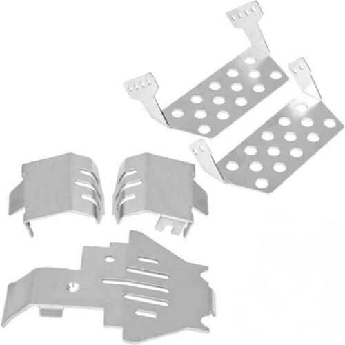 RC Car TRX4 TRX-4 Bumper Chassis Armor Protection Skid Plate for Traxxass 82056-4 Defender Option Upgrade Parts