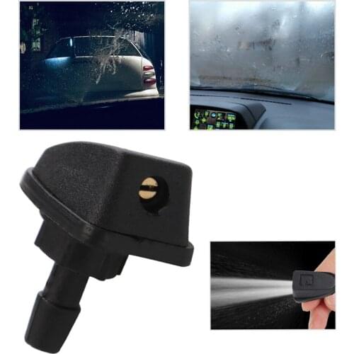 Washer Outlet 2 Pcs/Set Washer Jet Nozzles Car Wiper Universal Water Fan Spout Cover Wiper Nozzle Car Front Windshield