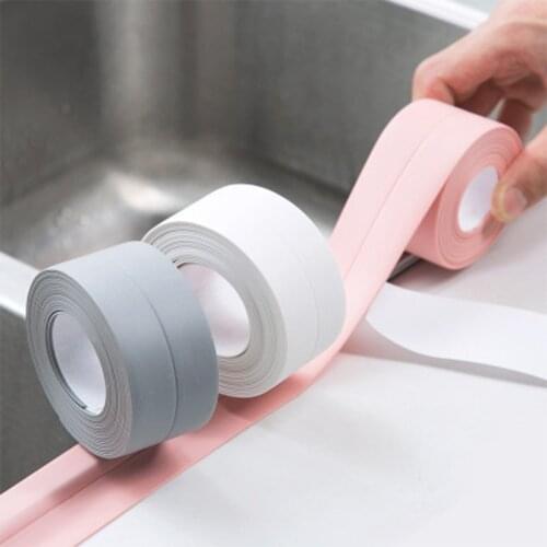 Bathroom Kitchen Shower water proof mould proof tape Sink Bath Sealing Strip Tape Self adhesive Waterproof adhesive plaster