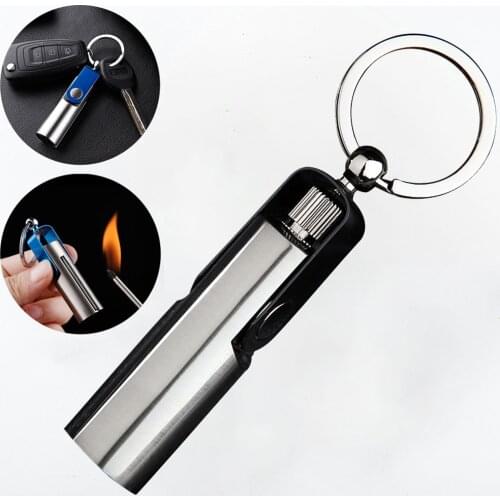 Men Retro Lighter Multi Functional Waist Hanging Kerosene Lighter Metal Outdoor Camping Barbecue Tool For Smoking Accessories