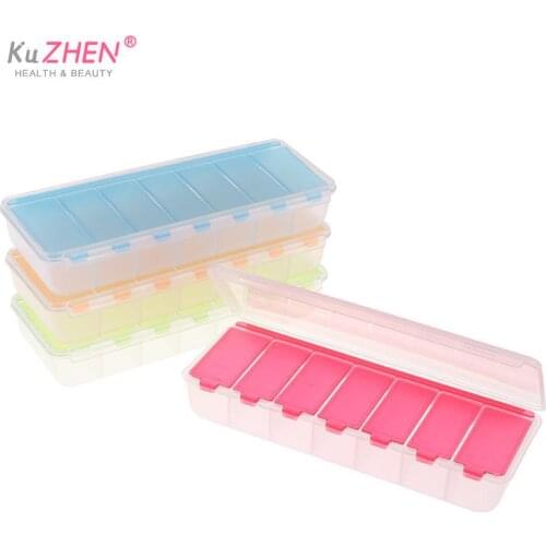 1PC Extra Large Squares Weekly 7 Days Tablet Pill Box Holder Medicine Storage Organizer Container Case Pill Organizer For Travel