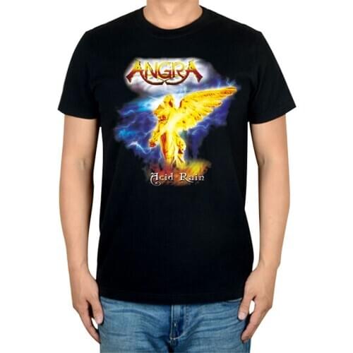16 kinds angel Angra Brand Cotton t shirt Punk fitness Metal Black shirts Rock Harajuku thrash Ropa Mujer camiseta clothing
