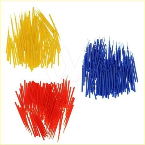 3 Sizes 100Pcs/bag Dental Poly Plastic Wedges Integrated Interdental Long