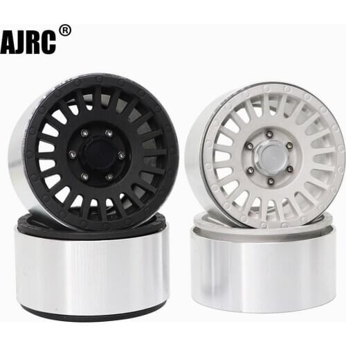 4pcs Aluminum Alloy Beadlock 2.2" Wheel Rim Hub for 1/10 RC Crawler Axial SCX10 Wraith TRAXXAS TRX4 TRX6 RC Car Accessories
