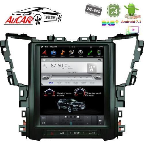 12.1" Tesla Style car dvd player for Toyota Alphard 2015 - gps navigation system Bluetooth Radio WIFI 4G Vertical Stereo AUX
