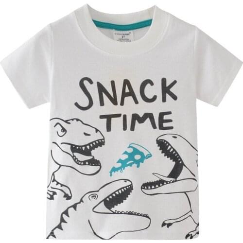 Funnygame Toddler Summer T shirts Cartoon Printed New 2020 Baby Cotton Clothing Casual Tees Tops Boys T shirts