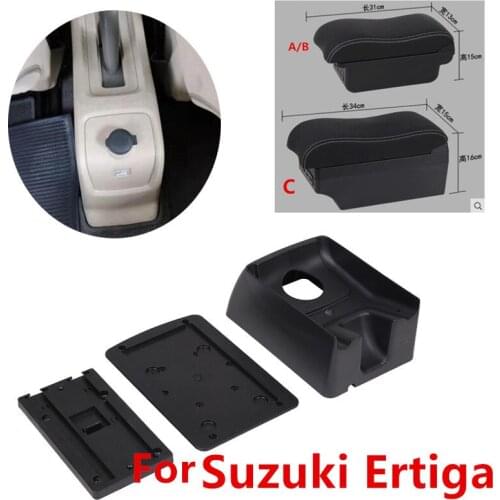 For Suzuki Ertiga armrest box For Suzuki Ertiga car center console modification accessories with USB