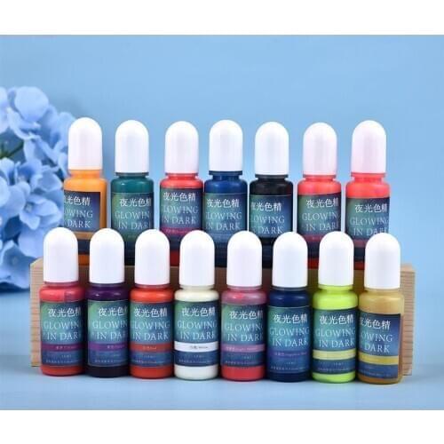Glowing In Dark High Concentration Epoxy UV Resin Coloring Dye Colorant Pigment Handmade DIY Jewelry Making Accessary