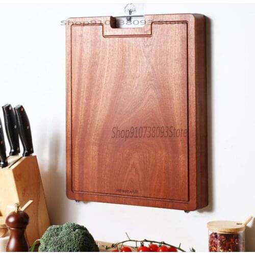Imported Household Solid Wood Whole Wood Anti Bacteria And Anti Mildew Cutting Board Cutting Board Kitchen Cutting Board Stickin