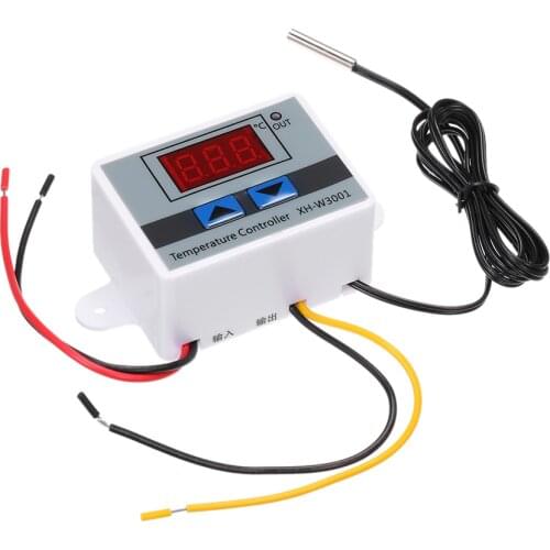 Intelligent Digital Microcomputer Temperature Controller with LED Thermostat Switch Heating Cooling Temperature Control Switch