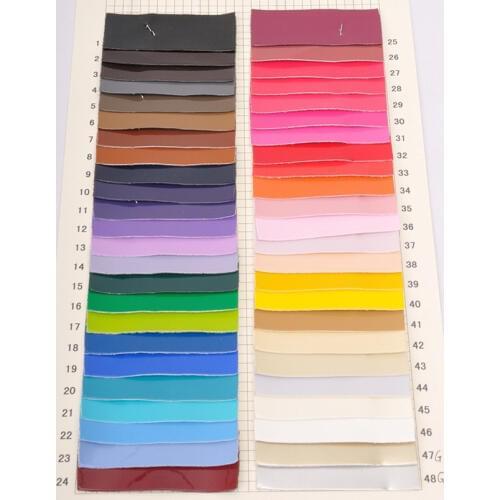 Artificial leather fabric 0.8mm No creases Mirror PU leather/ anti- rinkle scratch resistance