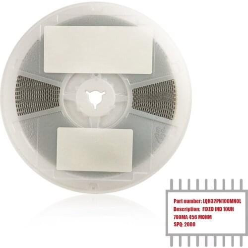 MY GROUP ASIA 2000PCS LQH32PN100MN0L Surface Mount FIXED IND ±20%10UH 700MA 456 MOHM Wirewound Power Inductors in Stock