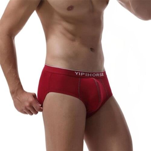 Wholesale 2PCS/Lot Modal Material Men s Briefs Comfortable Breathable Underwear Male U Convex Design Pants